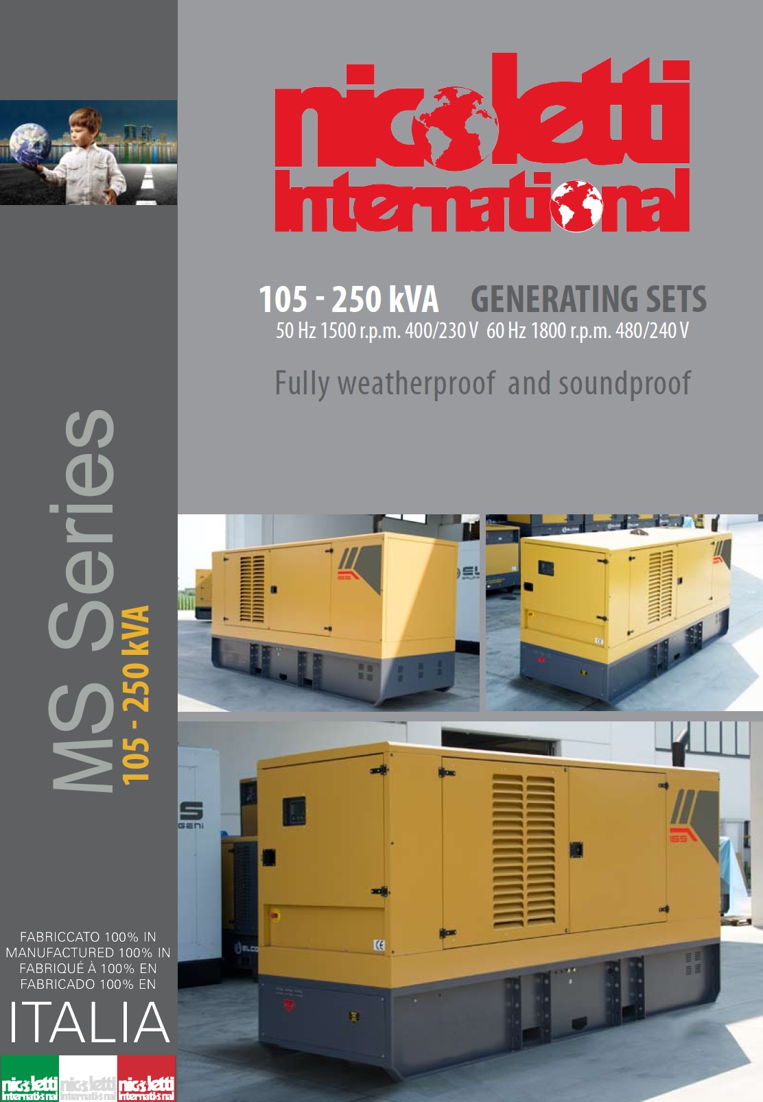 Generadores Eléctricos Serie MS - 105-250 kVA