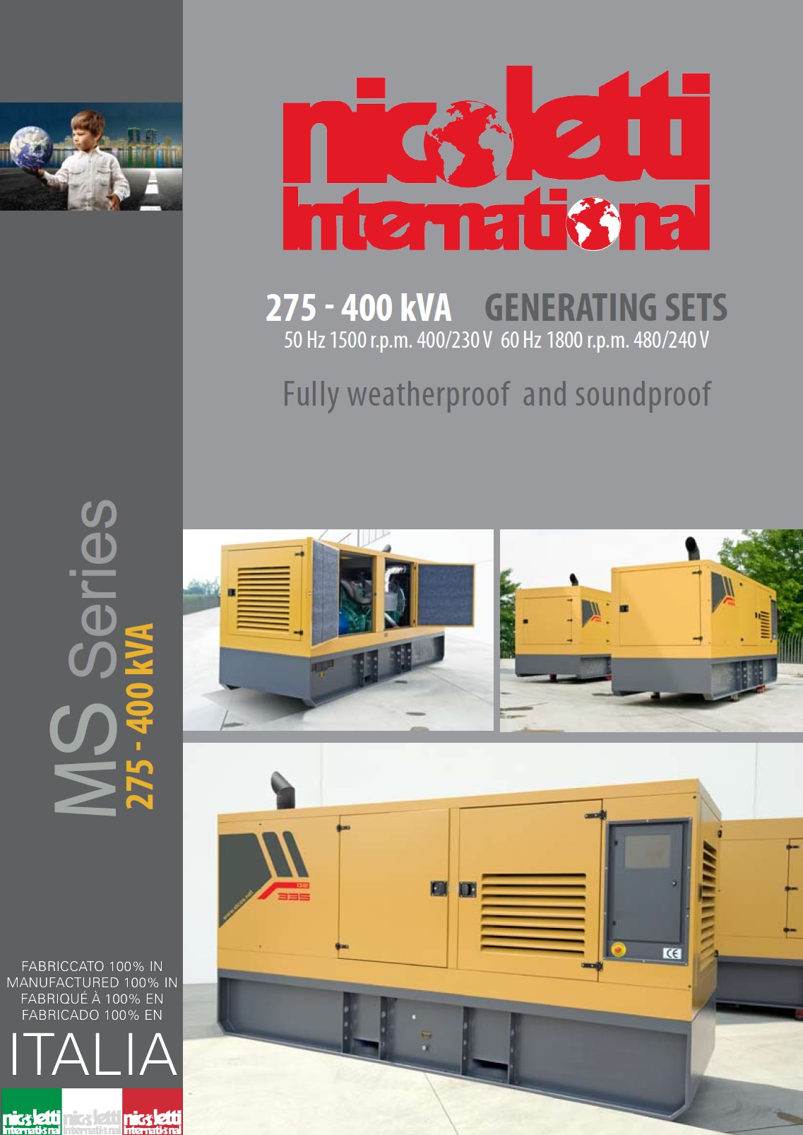 Generadores Eléctricos Serie MS - 275-400 kVA