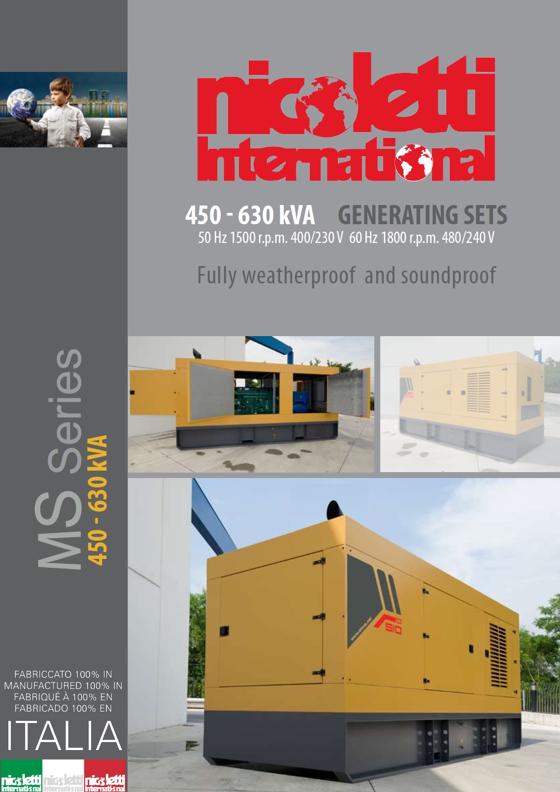 Generadores Eléctricos Serie MS - 450-630 kVA