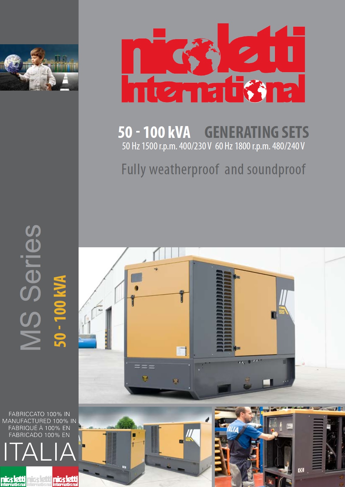 Generadores Eléctricos Serie MS - 50-100 kVA